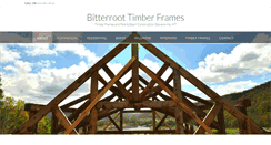 Desktop Screenshot of bitterroottimberframes.com